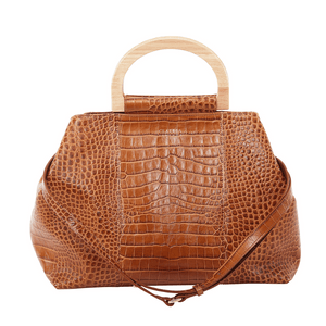
                
                    Load image into Gallery viewer, Damiana - Borsa oversize in cocco Marrone
                
            