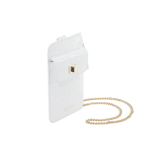 
                
                    Carica l&amp;#39;immagine nel visualizzatore della Galleria, Dorina - Smartphone Cover in Cocco Bianco
                
            
