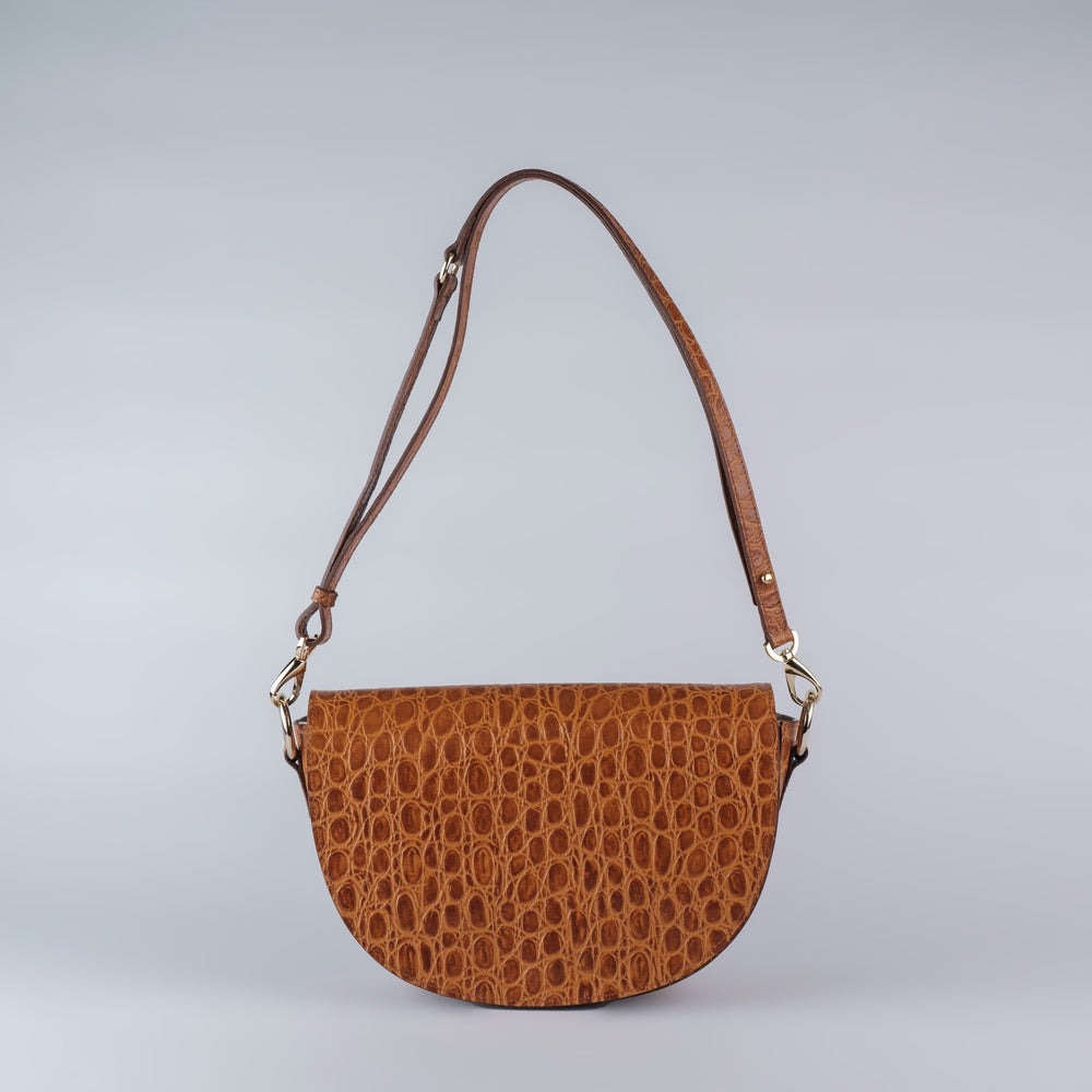 
                
                    Load image into Gallery viewer, Adelina - Brown Saddle Bag
                
            