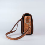 Adelina - Brown Saddle Bag