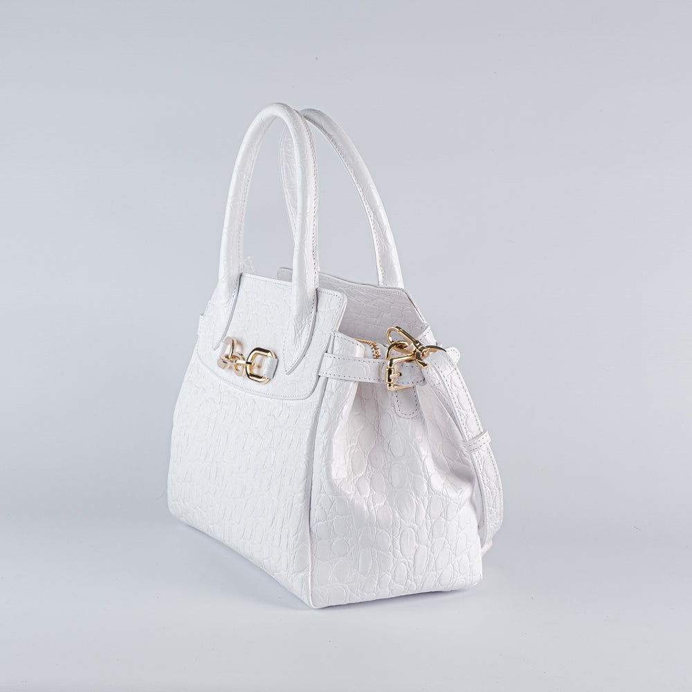 Augusta - White crossbody bag – Claudia Firenze