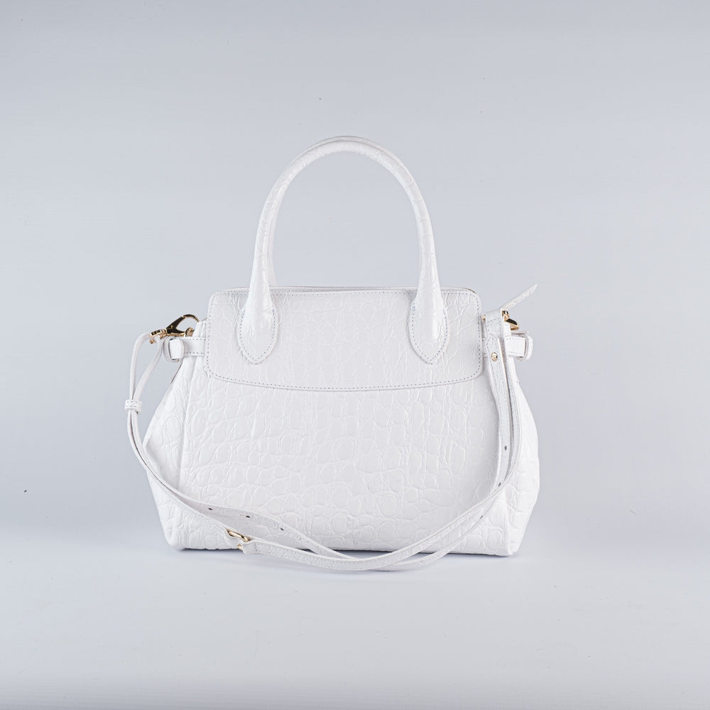 
                
                    Load image into Gallery viewer, Augusta - White crossbody bag
                
            