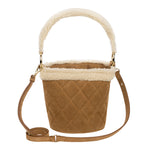 Elena - Ocher Quilted Crossbody Bag