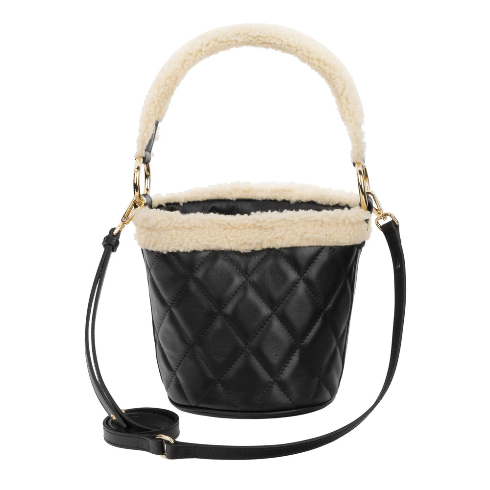 Elena - Crossbody Bag trapuntata Nera