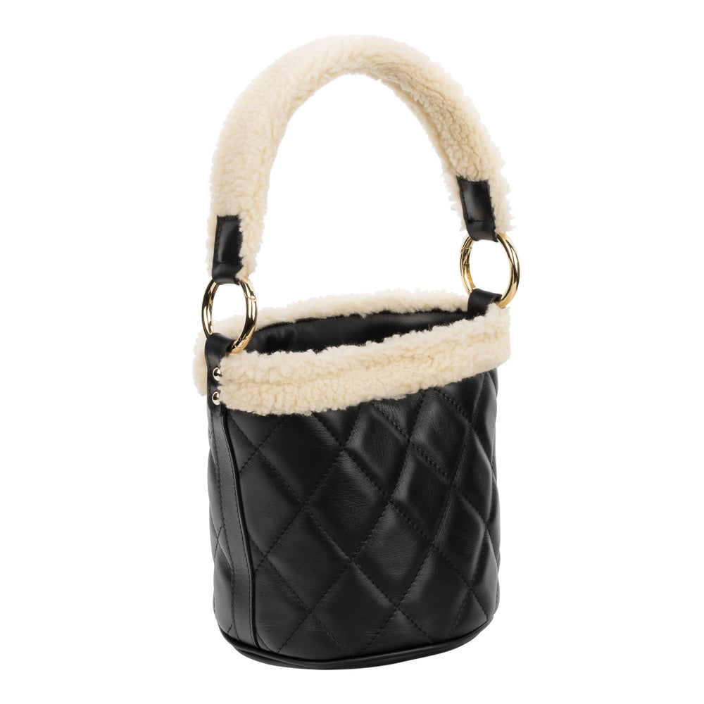 Elena - Crossbody Bag trapuntata Nera