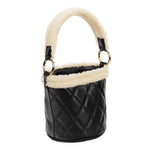 Elena - Black Quilted Crossbody Bag