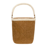 Estella - Ocher Quilted Bucket Bag