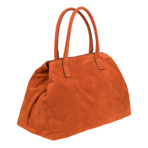 Eva - Shopping Bag con catena oversize Arancio